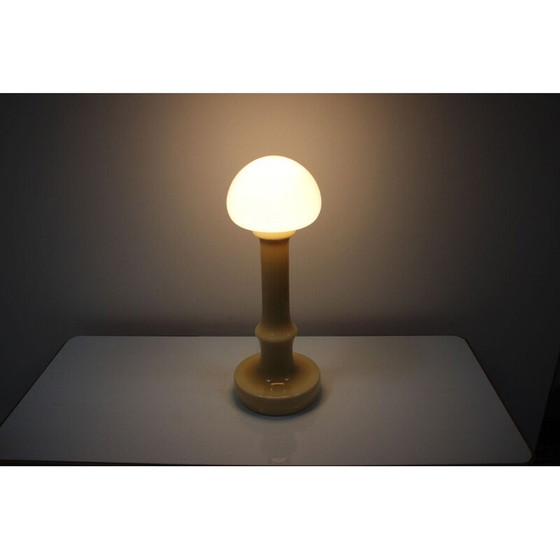 Image 1 of Tischlampe aus Glas von Ivan Jakeš, Tschechoslowakei 1970