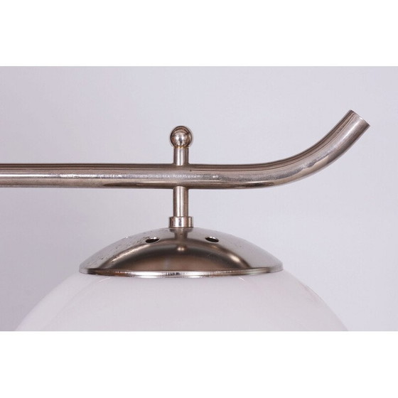 Image 1 of Verchromte Bauhaus-Stehleuchte für Hynek Gottwald, Tschechoslowakei 1930