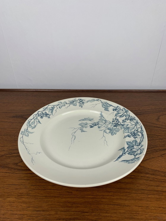 Image 1 of Große runde eiserne Erdschale Modell "Pampre", Jr, Xx Jahrhundert