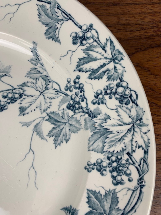 Image 1 of Große runde eiserne Erdschale Modell "Pampre", Jr, Xx Jahrhundert