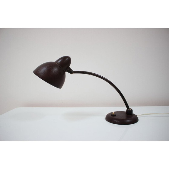 Image 1 of Klassische Art-Deco-Metall-Lampe von František Anýž, Tschechoslowakei 1930