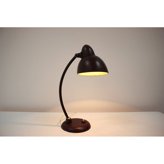 Image 1 of Klassische Art-Deco-Metall-Lampe von František Anýž, Tschechoslowakei 1930