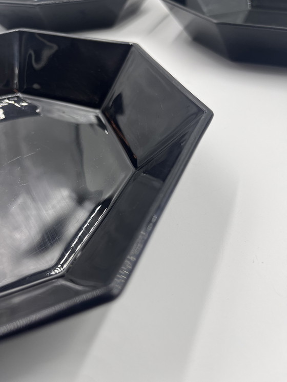 Image 1 of Set Von 6 Suppentellern Schwarz Arcoroc