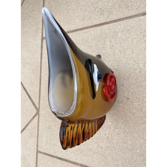 Image 1 of Skulpturale Vase aus Muranoglas, 2000