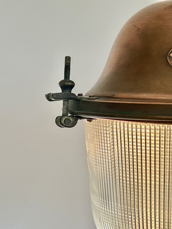 Image 1 of Straßenlampe Hängeleuchte Holophane 1930