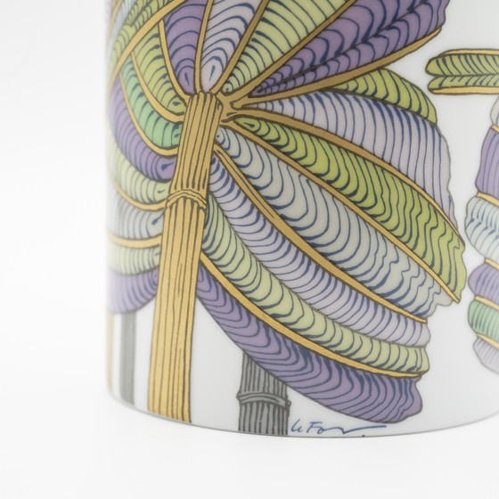 Image 1 of Alain Le Foll & Cuno Fischer × Rosenthal Studio-Line Porzellanvase Duo Gold Mcm