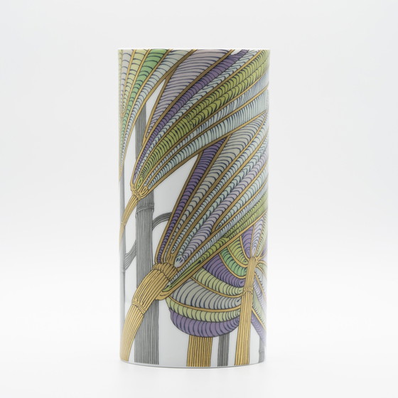 Image 1 of Alain Le Foll & Cuno Fischer × Rosenthal Studio-Line Porzellanvase Duo Gold Mcm