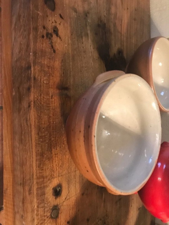 Image 1 of Steingut-Tabletts aus Frankreich (signiert)