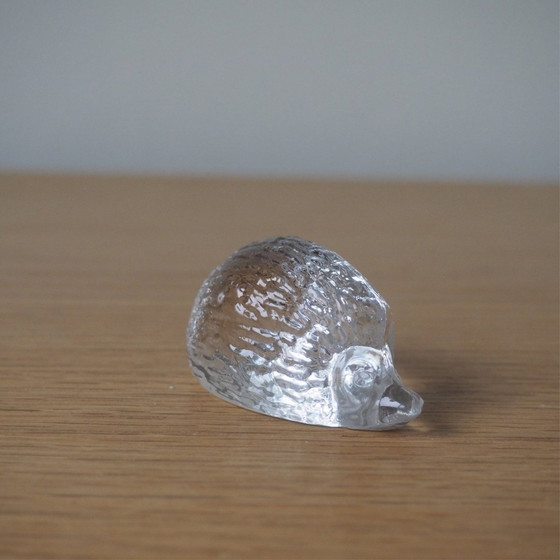 Image 1 of 1970S Gussglas Igel Figur aus der Tschechoslowakei -