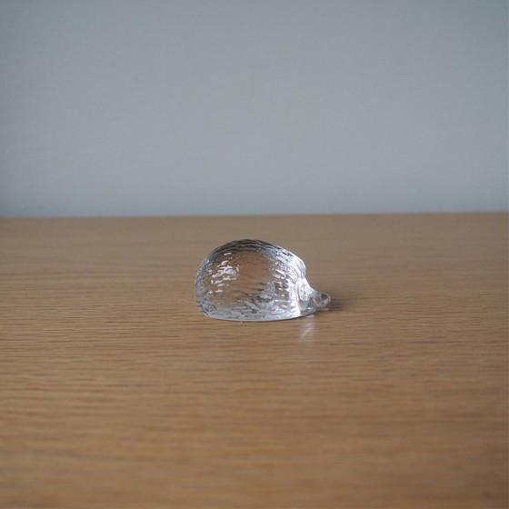 Image 1 of 1970S Gussglas Igel Figur aus der Tschechoslowakei -