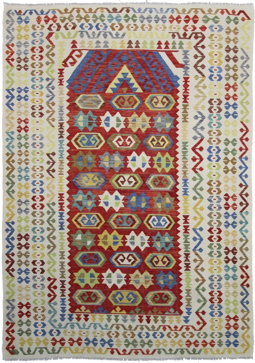 Original Old Style Kelim Afghan 294 X 205 Cm Top Zustand