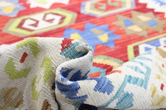 Image 1 of Original Old Style Kelim Afghan 294 X 205 Cm Top Zustand