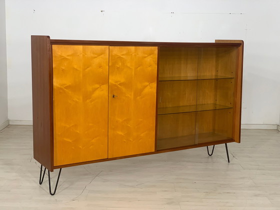 Image 1 of Mid century highboard buffet geschirrschrank vintage