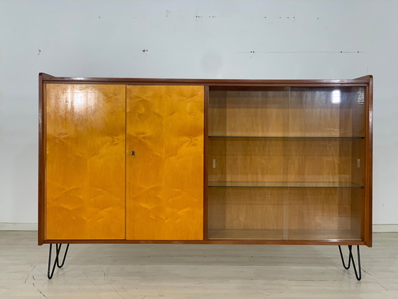 Image 1 of Mid century highboard buffet geschirrschrank vintage