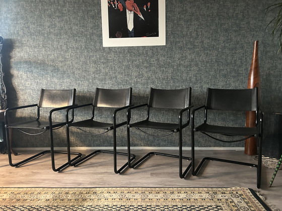 Image 1 of 4x Matteo Grassi von Mart Stam Sessel