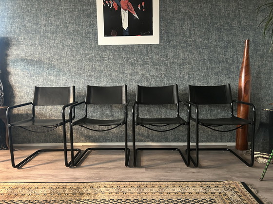 Image 1 of 4x Matteo Grassi von Mart Stam Sessel