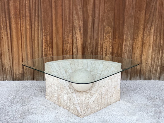 Image 1 of Vintage Couchtisch aus Mactanstein
