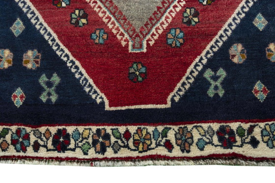 Image 1 of Handgeknüpfter Gabbeh Nomaden Teppich 211 X 90 Cm – Einzigartiges Design Mit Traditionellen Motiven