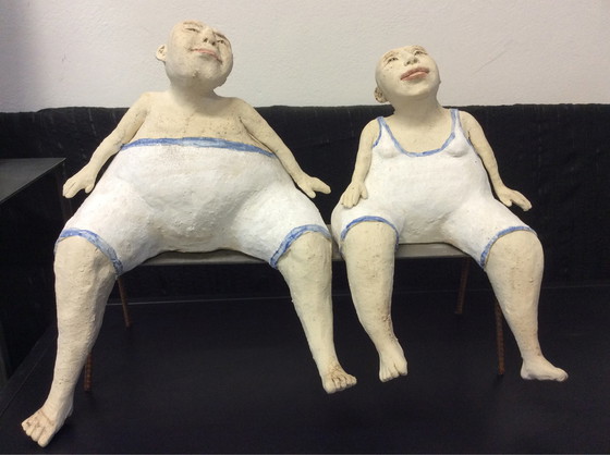 Image 1 of Lut Brackx, Statue des glücklichen Paars