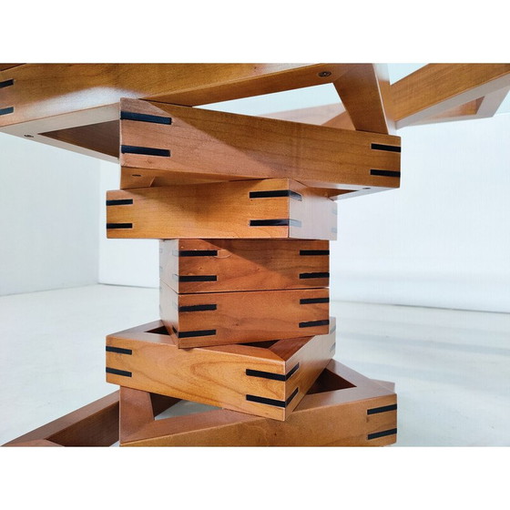 Image 1 of Mid Century Couchtisch "Metaphora" von Massimo und Lella Vignelli für Martinelli Luce