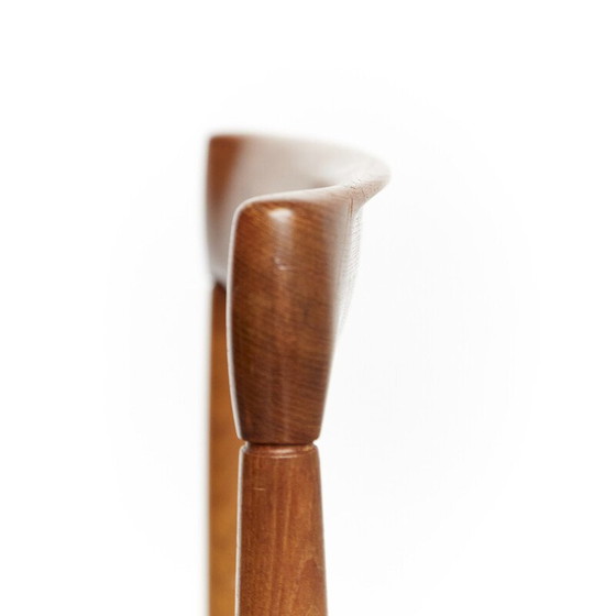 Image 1 of 4 Esszimmerstühle aus massivem Teakholz und Papierkordel von Harry W. Klein für Bramin, Dänemark