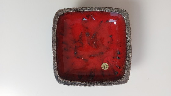 Image 1 of 2X Fat Lava Bowl von Jan Van Erp 1960er Jahre.