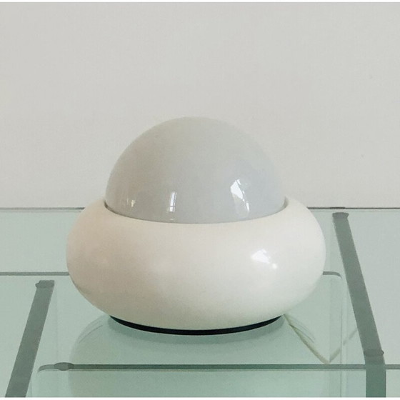 Image 1 of Weiße Ufo-Lampe Vintage Modell c359 von Luci Illuminazione, Italien 1970