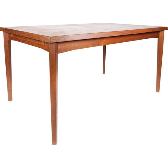 Image 1 of Vintage-Esstisch aus Teakholz mit Verlängerungsplatten, 1960er Jahre