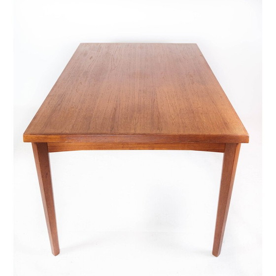 Image 1 of Vintage-Esstisch aus Teakholz mit Verlängerungsplatten, 1960er Jahre