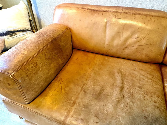 Image 1 of Cognac Leder Schlafsofa