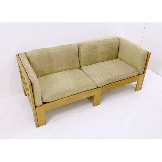 Image 1 of Mid Century Eichenholzsofa von Tage Poulsen, Dänemark 1960er Jahre