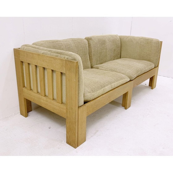 Image 1 of Mid Century Eichenholzsofa von Tage Poulsen, Dänemark 1960er Jahre