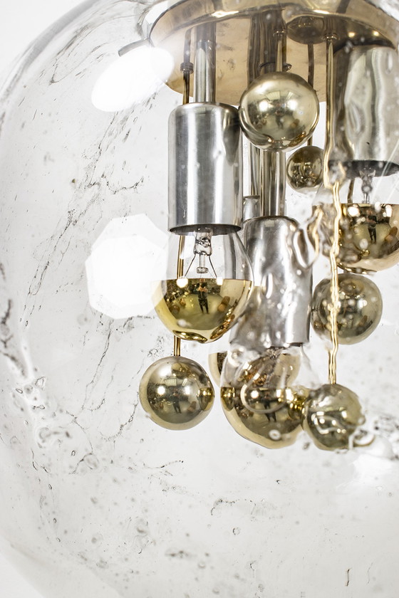 Image 1 of Doria Deckenlampe aus Blasenglas