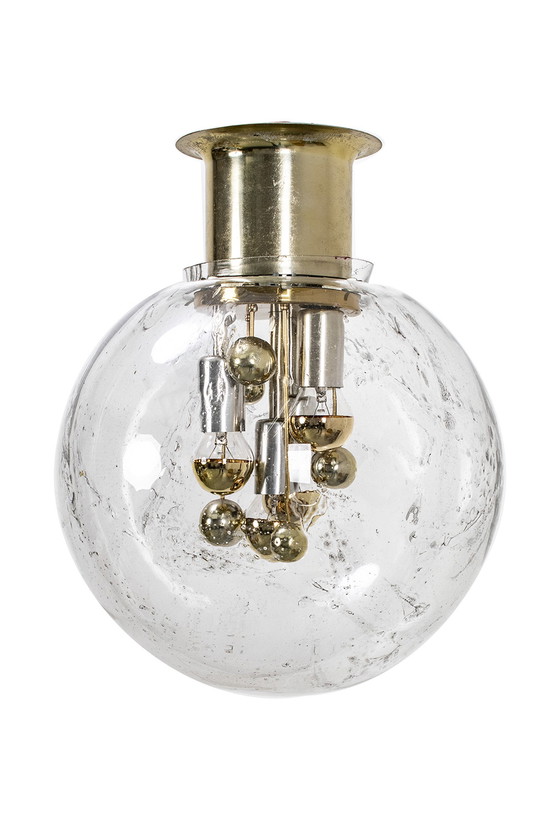 Image 1 of Doria Deckenlampe aus Blasenglas