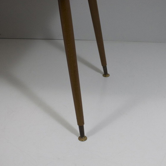 Image 1 of Vintage Patchworktisch, Holzmosaik 1950er Jahre