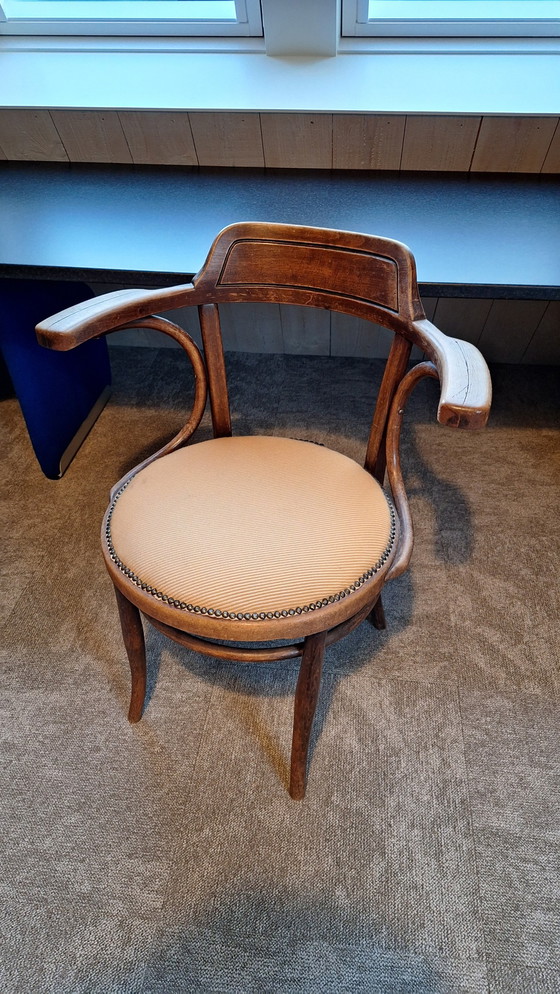 Image 1 of 1 Stuhl mit Handläufen von Jacob und Josef Kohn Österreich.