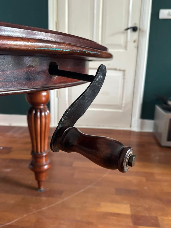 Image 1 of Vintage Mahagoni Oval Esstisch