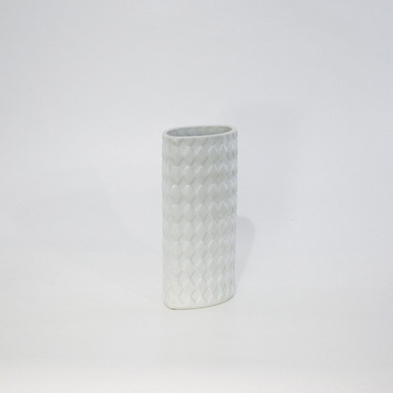 Image 1 of Skandinavische Harlekin-Keramikvase von Kaarina aus dem Jahr 1958