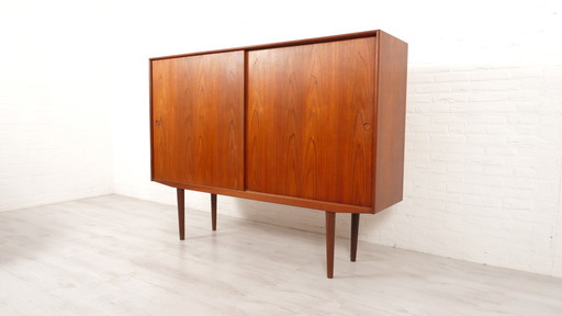 Vintage-Schrank | Dänisches Highboard | Schiebetüren | Kai Kristiansen