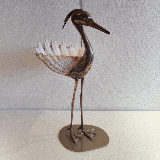 Image 1 of Giuseppe Piombanti - Vogel mit Muschel Italien - 1970-1979