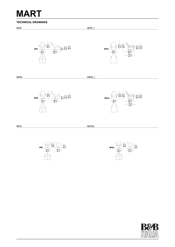 Image 1 of Antonio Citterio B&B Italia Mart Sessel