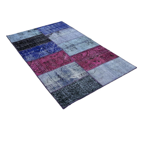 Image 1 of Türkischer Vintage -Patchwork-Teppich