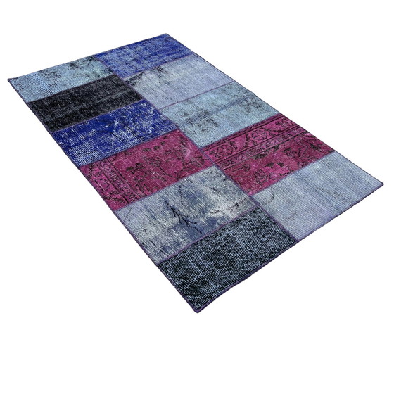 Image 1 of Türkischer Vintage -Patchwork-Teppich
