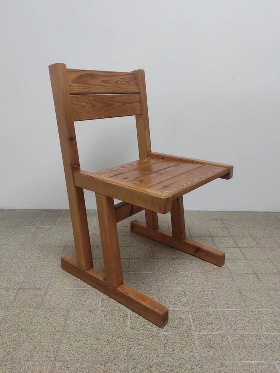 Image 1 of 3x Esszimmerstühle aus massivem Kiefernholz