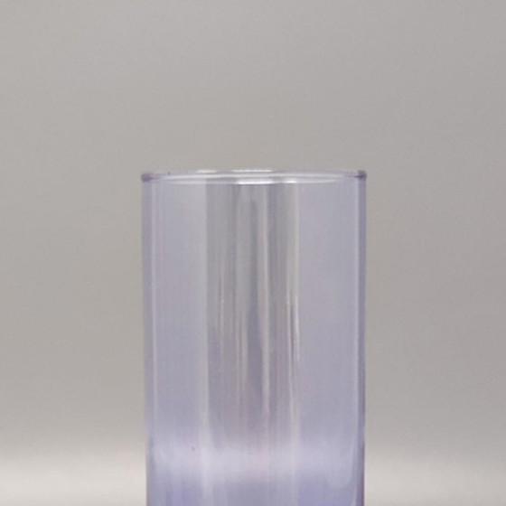 Image 1 of Vintage Kristall -Eiskübel mit 4 Gläsern von Ivat. Hergestellt in Italien