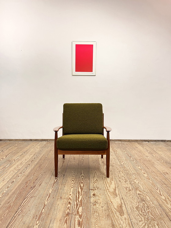 Image 1 of Mid-Century Design Teak-Sessel von Grete Jalk für France & Søn, Dänemark, 1950er Jahre