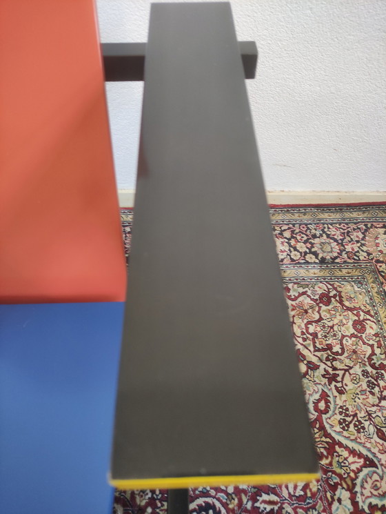 Image 1 of Frühe Ausgabe Gerrit Rietveld 635 roter und blauer Stuhl