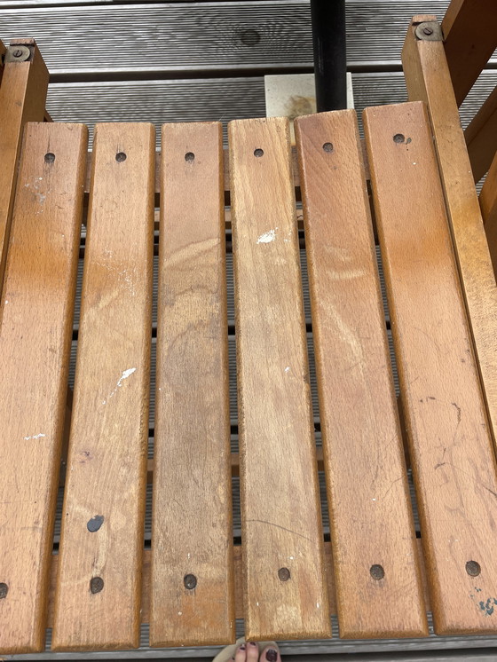 Image 1 of 7x Aldo Jacober Klappstuhl Modell 'Trieste' Bazzani