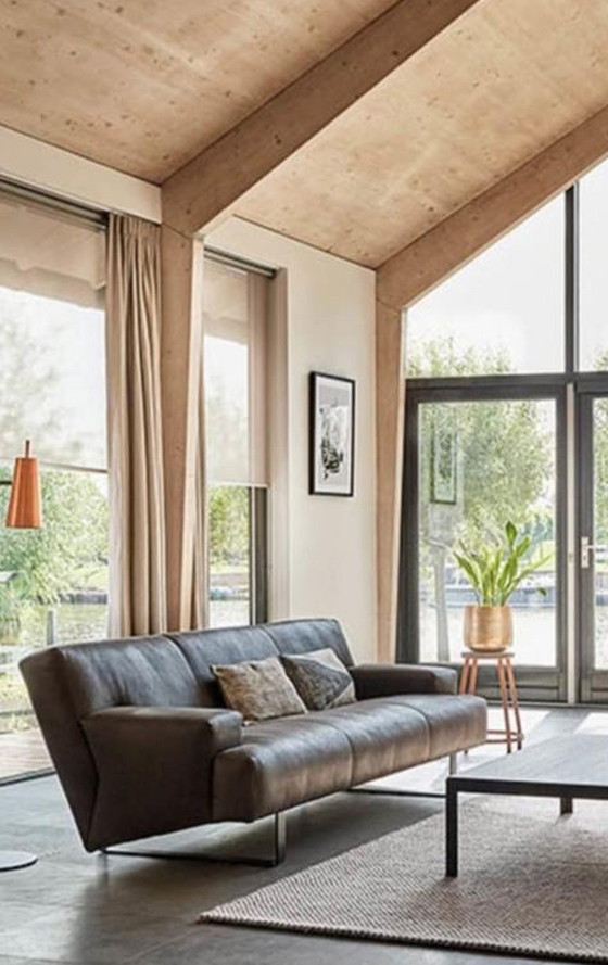 Image 1 of Braunes Ledersofa Enzo Luca