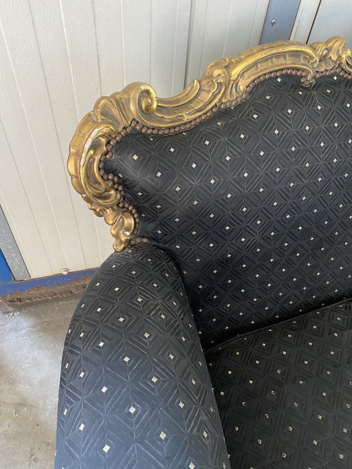 Vergoldete Barock Sofagarnitur